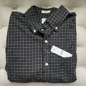 NWT JCrew Tall Secret Wash Long Sleeve Cotton Shirt | M